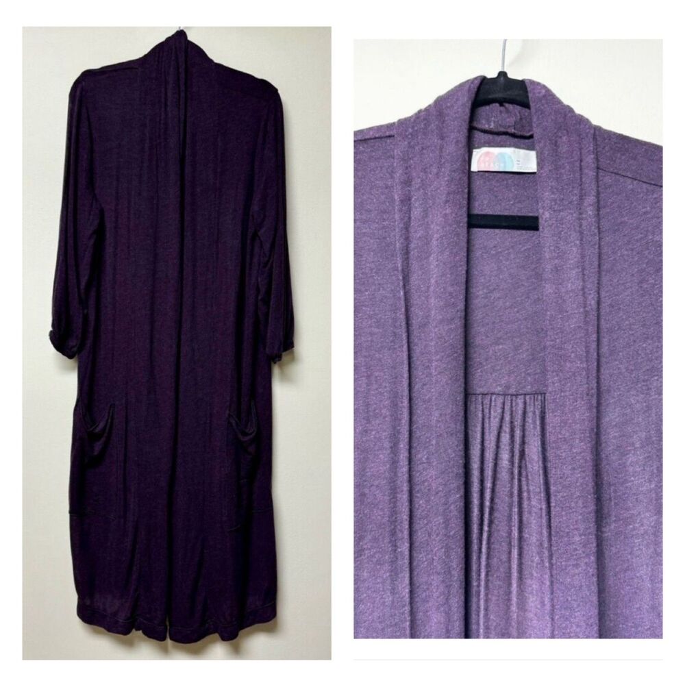 Free People Beach Purple Cardigan